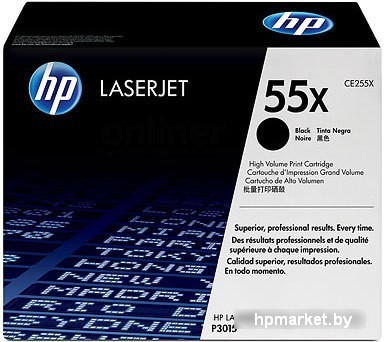 Картридж HP 55X CE255XC  HPmarket.by