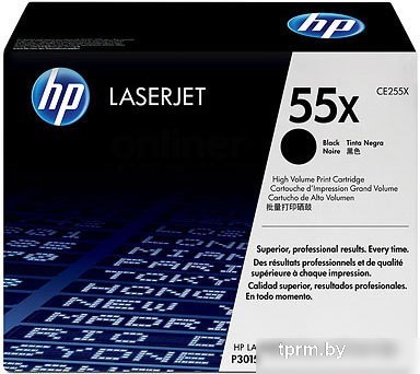 Картридж HP 55X (CE255X)  HPmarket.by