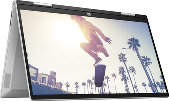 HP Pavilion x360 14/i3-1125G4 quad/14 FHD AG IPS Narrow Border Touch/UMA/8GB/256GB/DOS/noODD/Natural Silver ноутбук 634F4EA