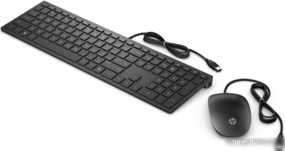 HP Pavilion 400 (клавиатура + мышь, черный)  HPmarket.by