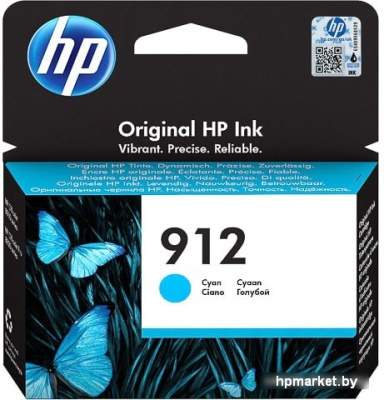 Картридж HP 912 3YL77AE  HPmarket.by