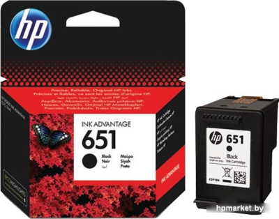 Картридж HP 651 Black [C2P10AE]  HPmarket.by