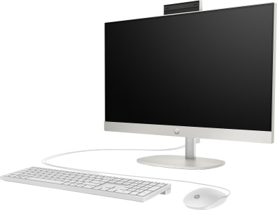 HP 24-cr1017ny AiO PC/ U5-125U/ 23.8 FHD IPS AG Touch/ UMA/ 16GB/ 512GB/ DOS/ noODD/ USB kbd+mouse/ kbd_ENG/ Shell white моноблок A29W2EA  HPmarket.by