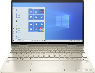 HP ENVY 13 x360/i7-1165G7 quad/13.3 FHD OLED BV IPS Touch/Intel Iris Xe/16GB/512GB/W10H6 PLS SL/noODD/FPR/Pale gold ноутбук 3W266EA  HPmarket.by