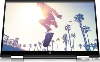 HP Pavilion x360 14/i3-1125G4 quad/14 FHD AG IPS Narrow Border Touch/UMA/8GB/256GB/DOS/noODD/Natural Silver ноутбук 634F4EA  HPmarket.by