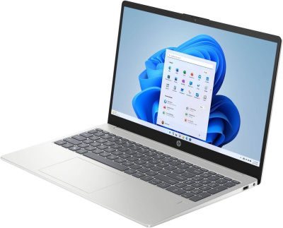 HP Laptop 15-FD0131wm/ i3-N305/ 15.6 FHD IPS AG 300 nits/ UHD Graphics/ 8GB/ 256GB/ W11H/ noODD/ kbd_ENG/ Natural silver ноутбук 9C9A2UA  HPmarket.by