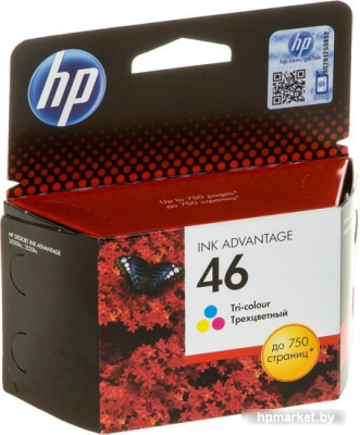 Картридж HP 46 (CZ638AE)  HPmarket.by