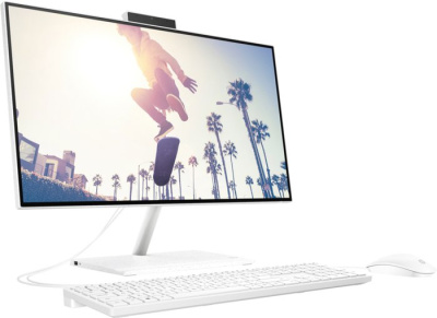 HP AIO 24/ i3-1215U/ 23.8" FHD VA AG/ Iris Xe/ 4GB/ 256GB/ DOS/ noODD/ USB kbd+mouse/ kbd_ENG/ Starry white моноблок 6P140EA  HPmarket.by