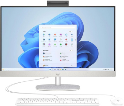 HP AiO 27-cr0037ny PC/ R7-7730U/ 27 FHD IPS AG 300nits/ AMD Radeon/ 16GB/ 512GB/ DOS/ noODD/ kbd+mouse/ kbd_ENG/ Shell white моноблок 8J4A9EA  HPmarket.by