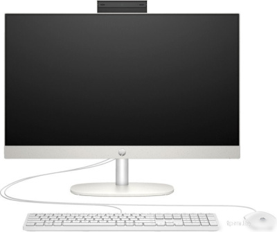 HP 24 AiO/ 24-cr0069ny/ i5-1334U/ 23.8 FHD IPS AG/ Iris Xe/ 8GB/ 512GB/ DOS/ ENG/ White wired KBD+mouse/ Shell White моноблок B94WLEA  HPmarket.by