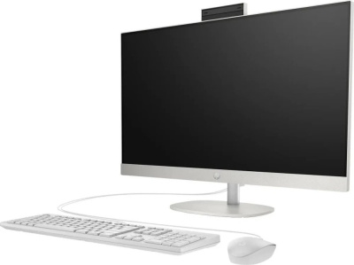 HP 24 AiO/ 24-cr0069ny/ i5-1334U/ 23.8 FHD IPS AG/ Iris Xe/ 8GB/ 512GB/ DOS/ ENG/ White wired KBD+mouse/ Shell White моноблок B94WLEA  HPmarket.by