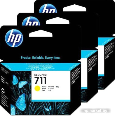 Картридж HP 711 (CZ136A)  HPmarket.by